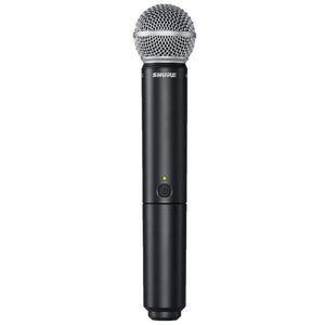 Shure BLX288/SM58-H10 Wireless Dual Vocal System with Two (2) SM58 (J11 Band - 596-616 MHz)