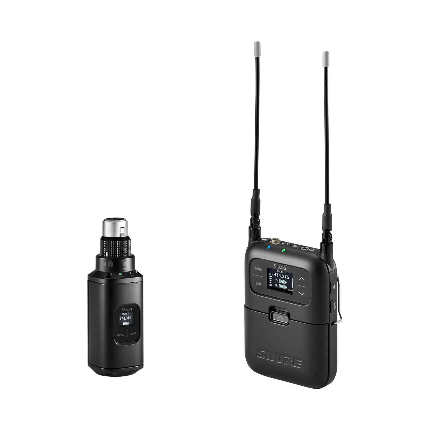 Shure SLXD35 - Portable Wireless System With Plug-On Transmitter (H55 Band / 514-558 MHz)