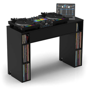 Glorious Modular Mix Station - DJ Console with Storage Options (Black)