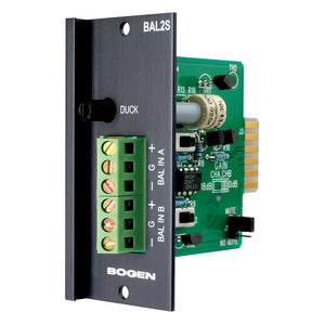 Bogen BAL2S Stereo Balanced Input Module for Matrix Products