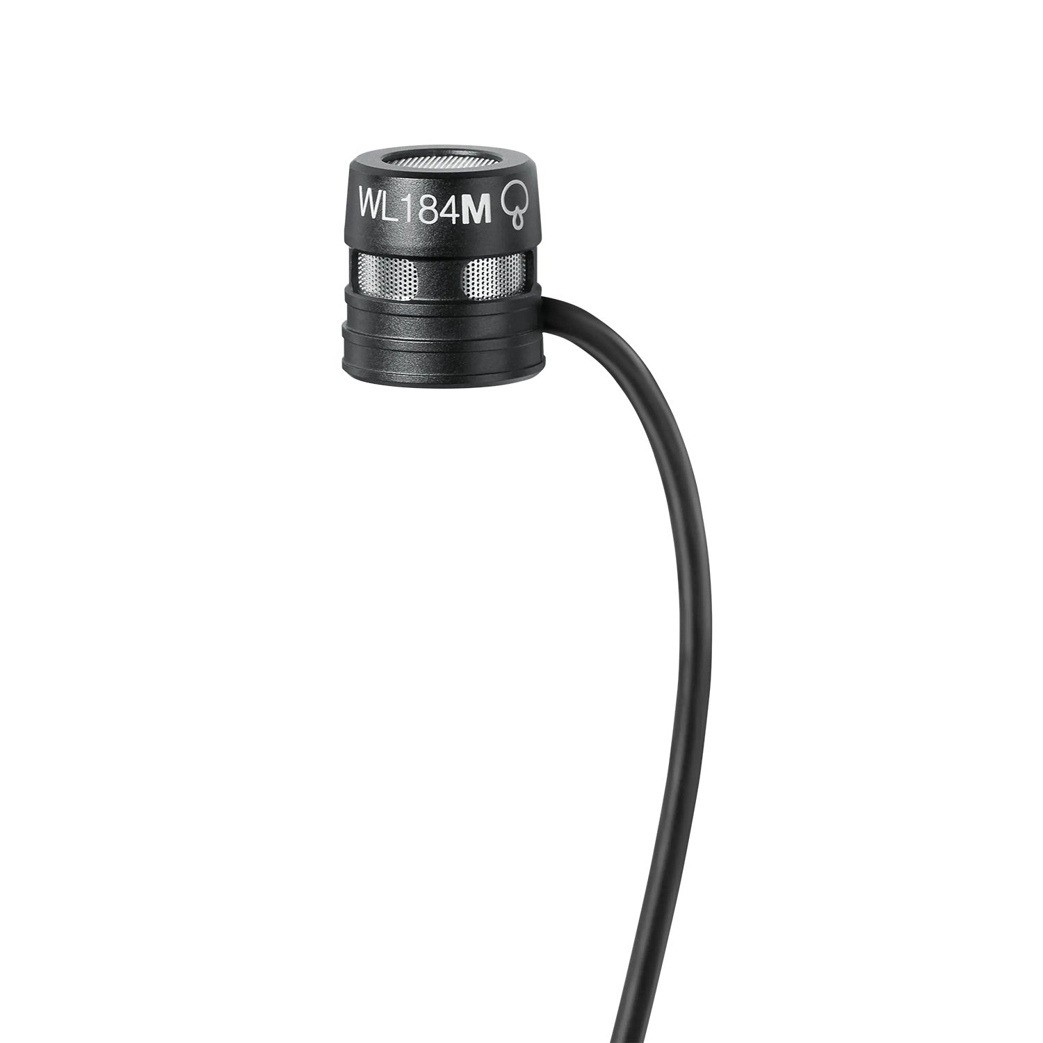 Shure WL184MB/S-TQG - Supercardioid Lavalier Microphone (Black / TA4F)