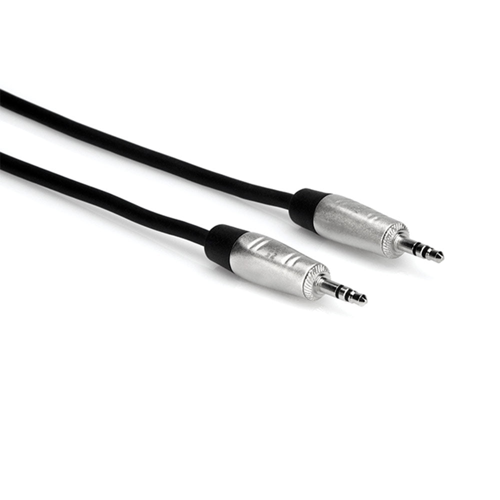 Hosa HMM-010 Pro Stereo Interconnect, REAN 3.5 mm TRS to Same, 10 feet