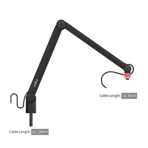 Yellowtec YT3605 - m!ka On-Air Microphone Arm (Black / Open Cable Ends)