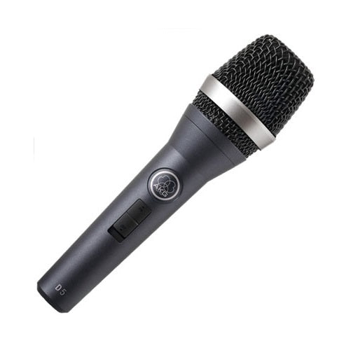 AKG D5 Handheld Supercardioid Dynamic Vocal Microphone - With On / Off Switch