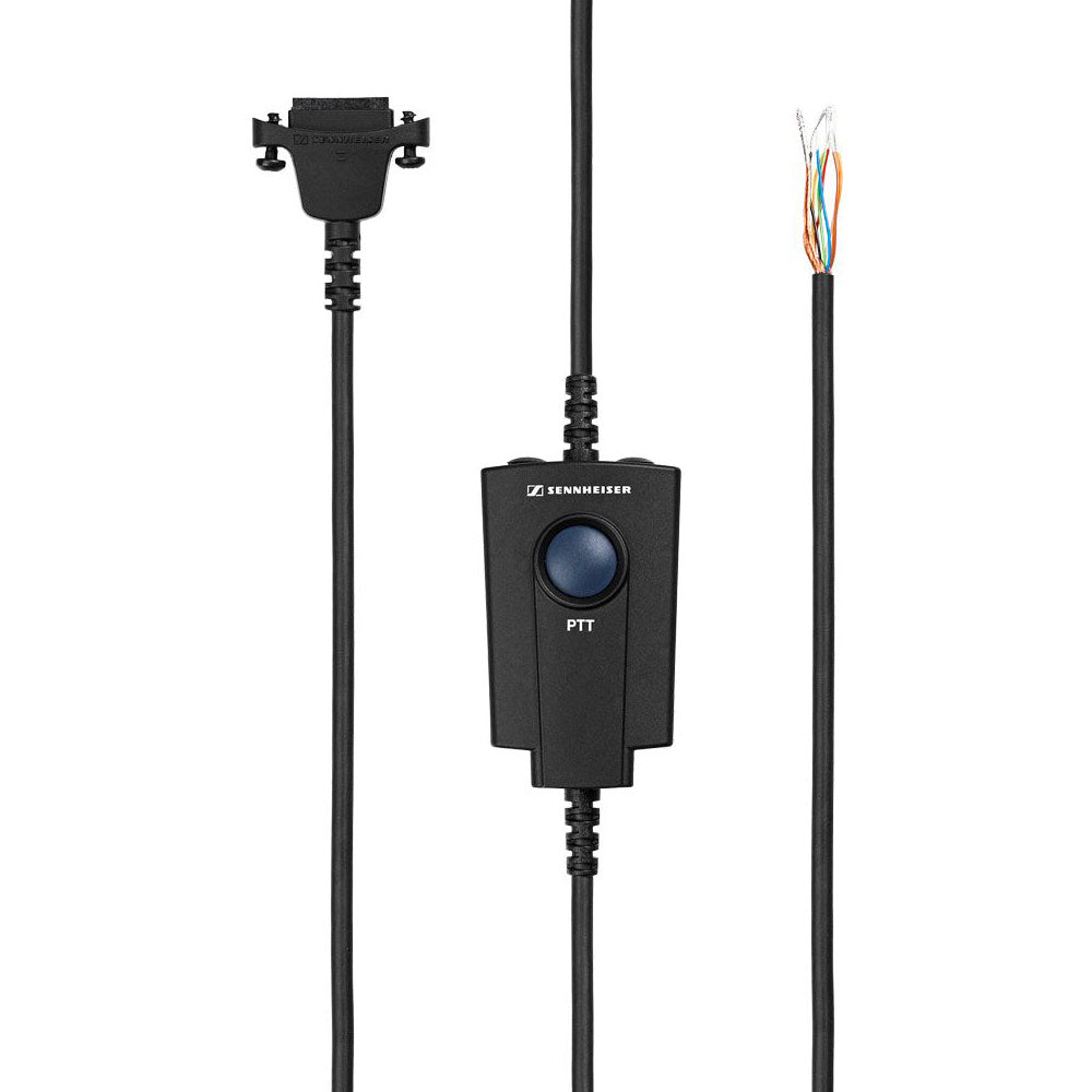 Sennheiser CAB-PTT-6 - Straight Cable with PTT Button for HMD / HME 46 or 26 (Unterminated)