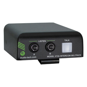 Studio Technologies Model 373A Dante Intercom Beltpack with XLR4M Connection