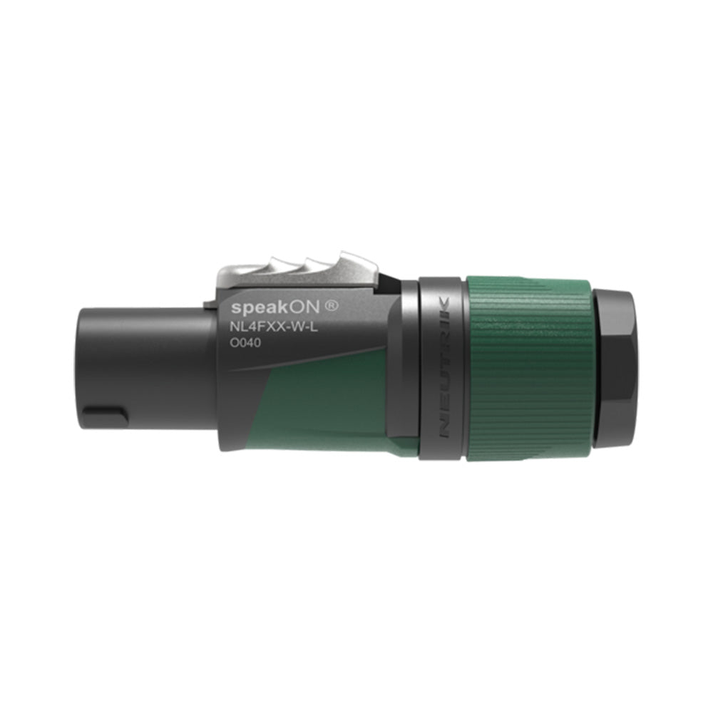 Neutrik NL4FXX-W-L - 4-Pole speakON Cable Connector (Screw Terminal)