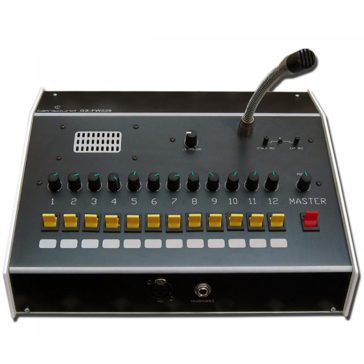 Glensound GS-FW028 - 12 Circuit Desktop Four Wire Base Station