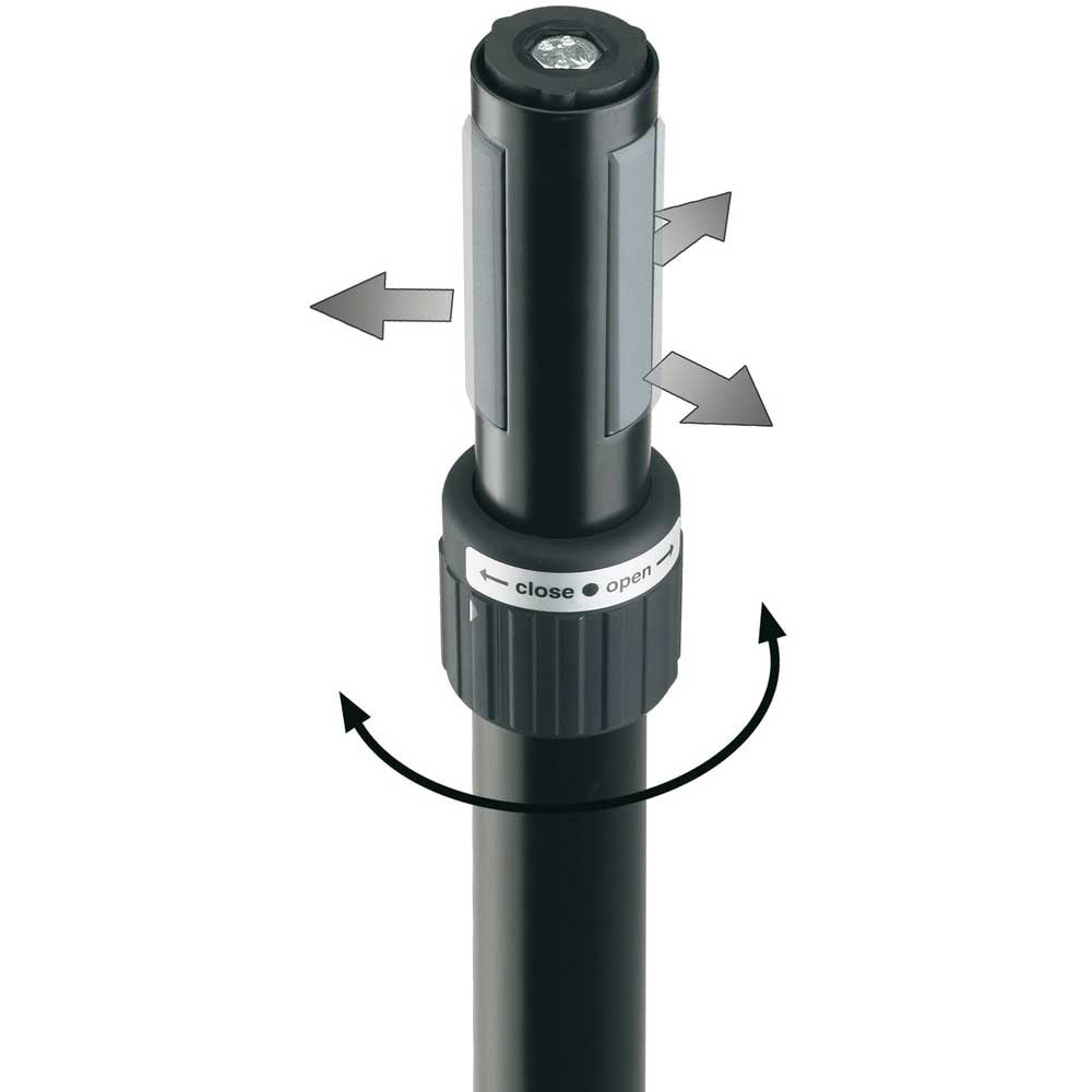 K + M 21441 Ring Locking Speaker Stand Adaptor Sleeve