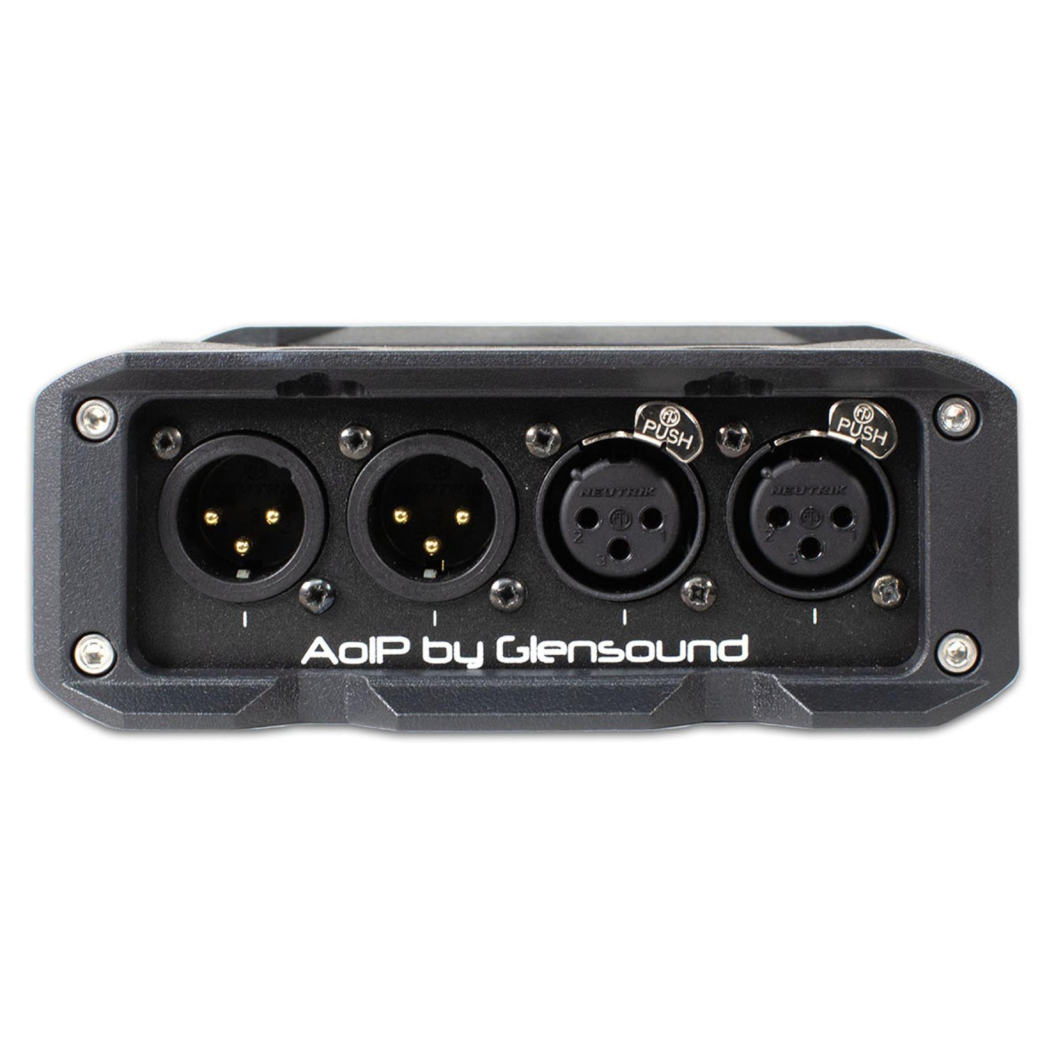 Glensound AoIP22M - Two Channel Dante Mic Amp With 2 Channel Return
