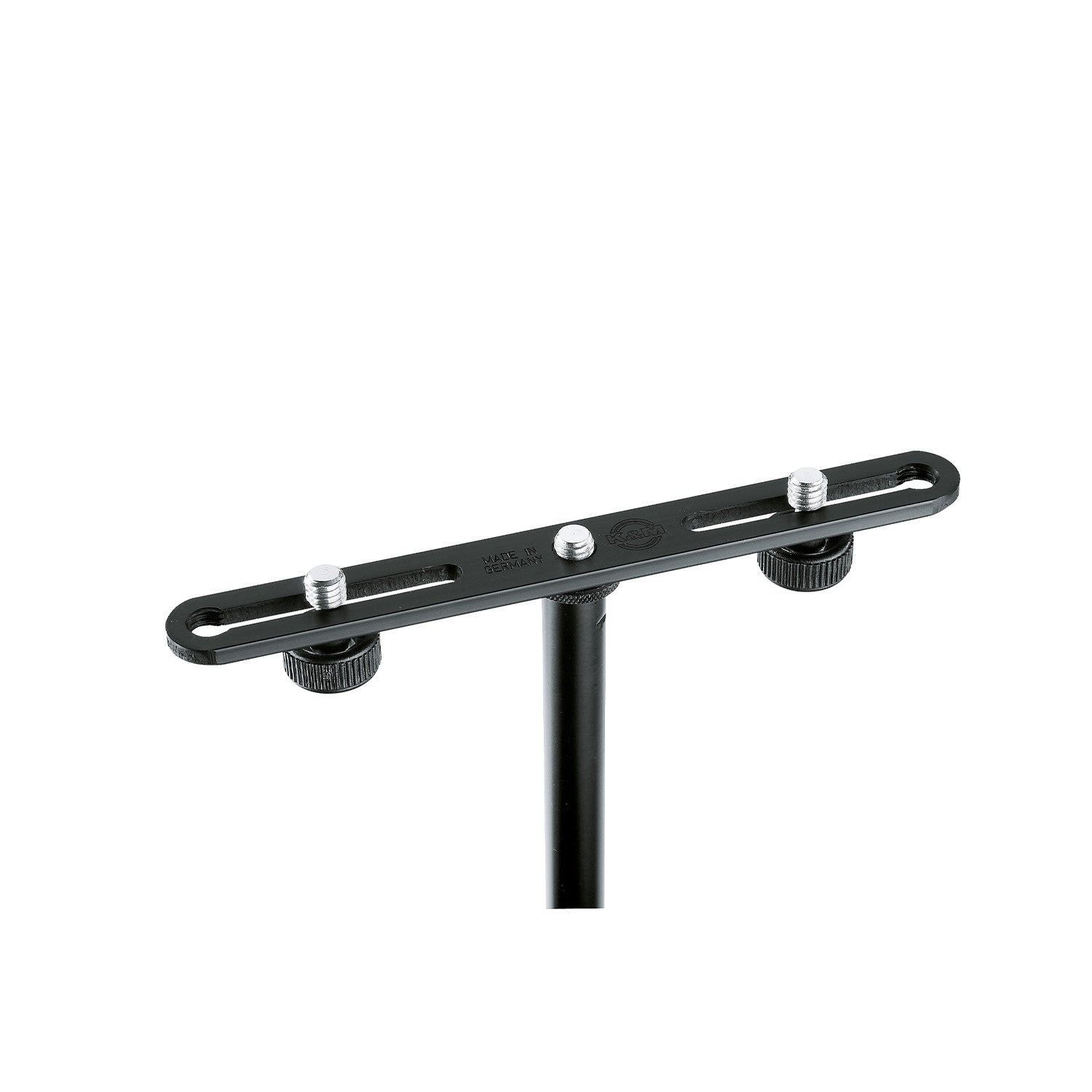 K + M 23550 - Black Stereo Microphone Bar (5/8" Threaded)