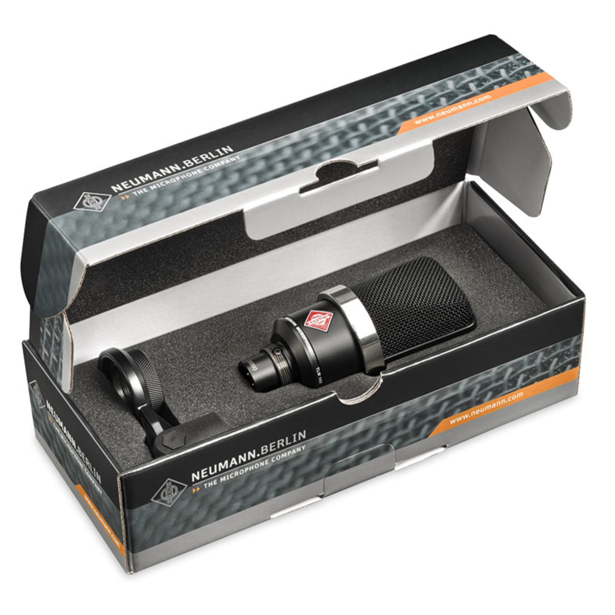 Neumann TLM 102 Compact Large-Diaphragm Cardioid Studio Condenser Microphone - Black