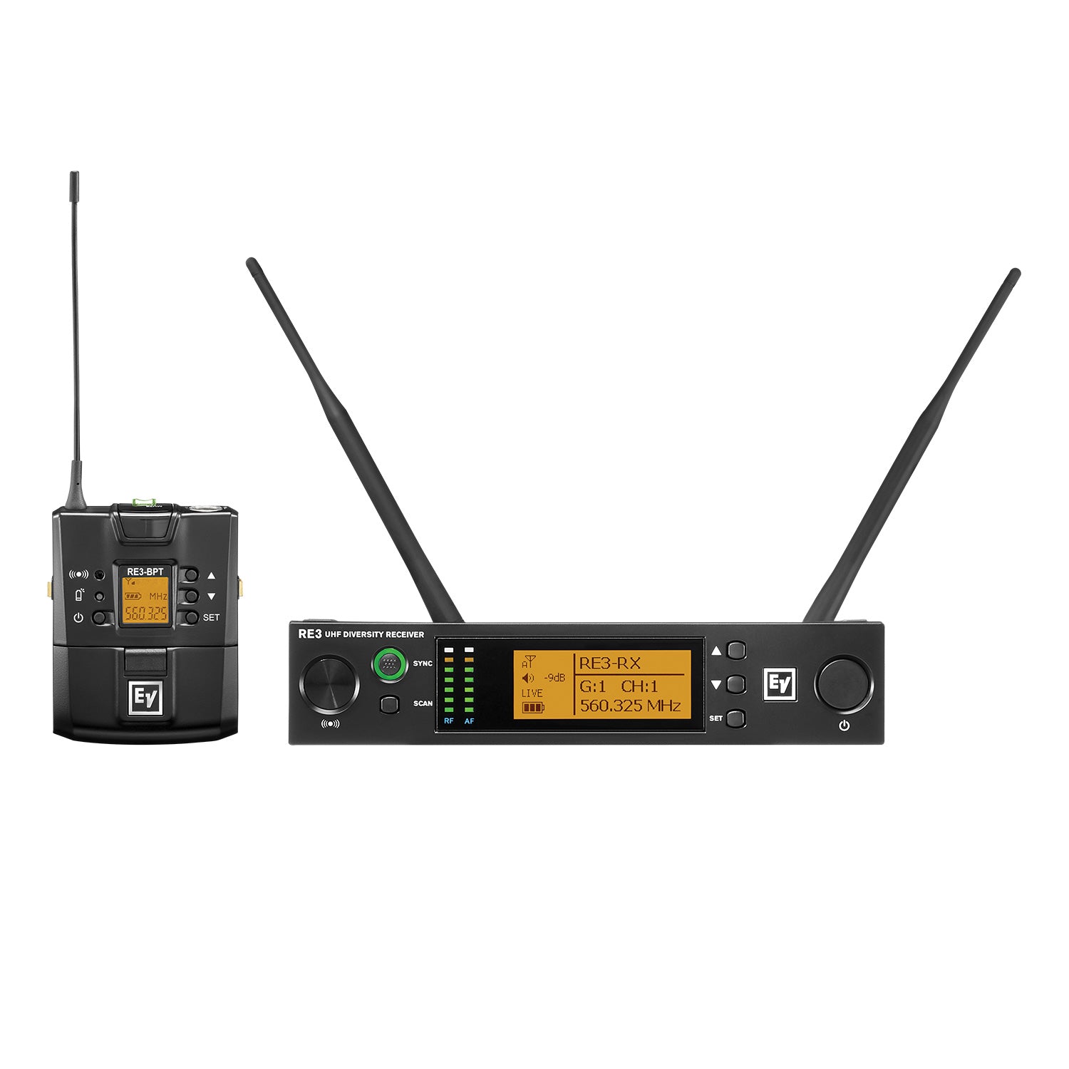 Electro-Voice RE3-BPKRSB - Referee Switch Bodypack Wireless System (6M Band / 653 - 663 MHz)