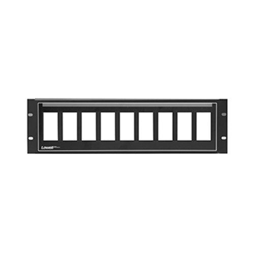 Lowell D8P-ID-3 Rack Mount Panel for 8 Decora Devices
