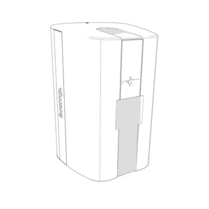 Biamp Desono EX-S8 - Two-Way 8-Inch Surface Mount Loudspeaker (White with U-Bracket)
