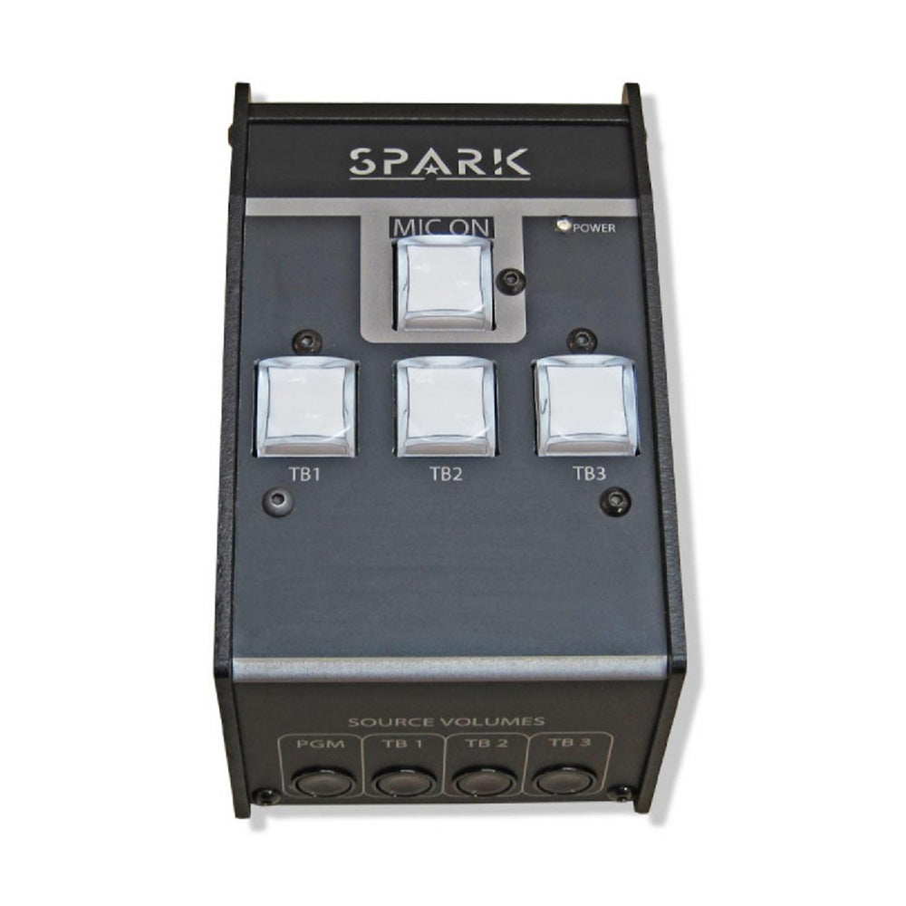 Glensound SPARK 3 - Sub Compact Single Dante User Commentary Unit with 3 Talkback Channels