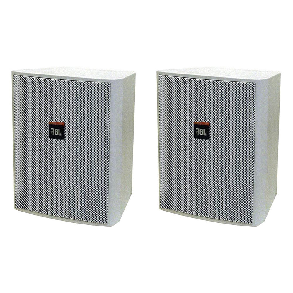 JBL Control 25AV-WH Two Way 5.25" Shielded Surface Mount Monitor (White)