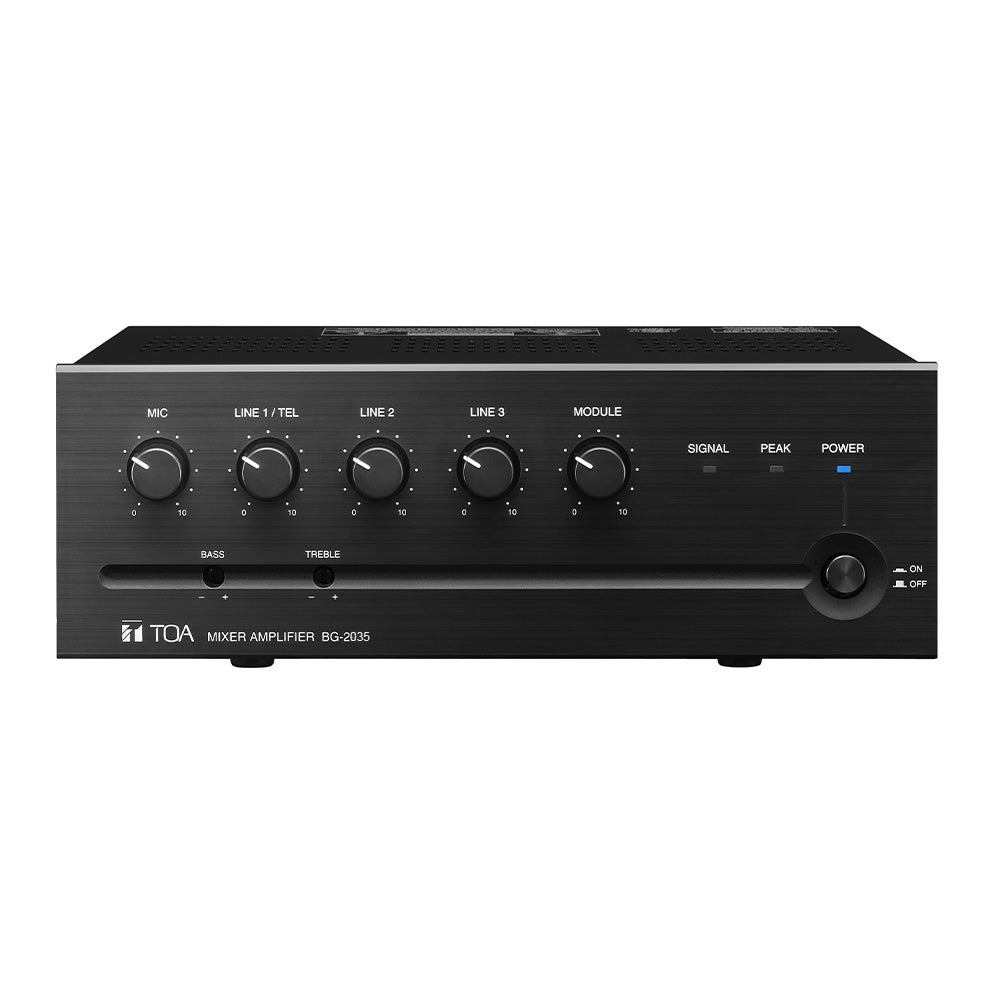 TOA BG-2035 - 5-Input 35-Watt Mixer Amplifier