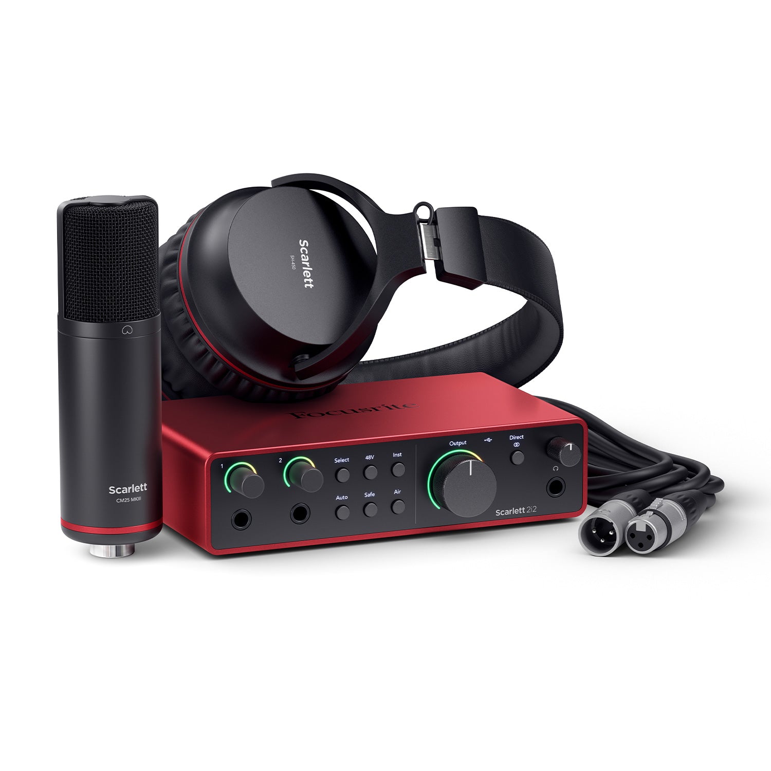 Focusrite Scarlett 2i2 Studio 4th Generation - Complete Studio for Artists and Podcasters