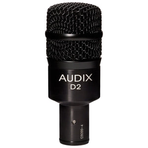 Audix D2 Low Profile Dynamic Hypercardioid Drum/Instrument Microphone