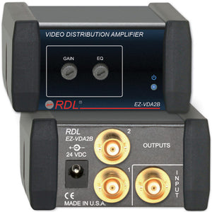 RDL EZ-VDA2B Video Distribution Amplifier - 1X2 BNC NTSC/PAL