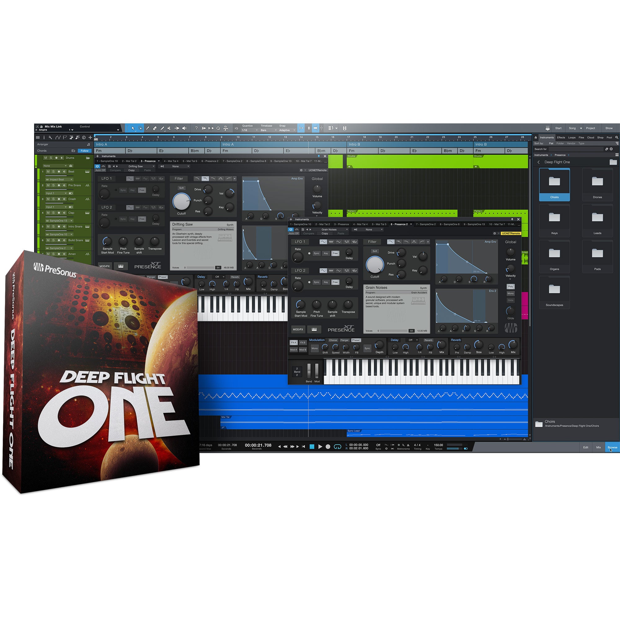 Presonus Deep Flight One - Sound Pack for Presence XT