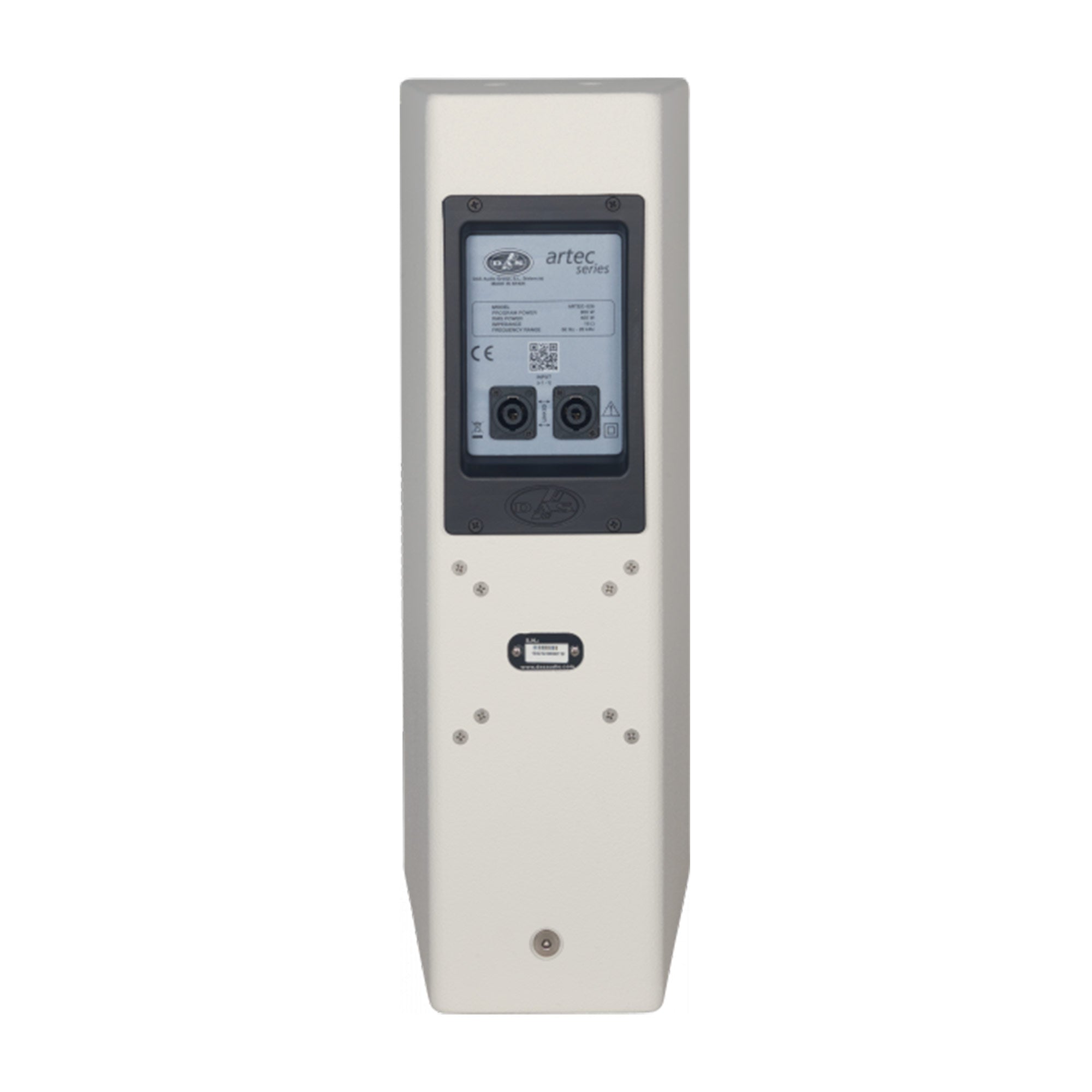 DAS ARTEC-526-W - Passive Two-Way Dual 6-Inch Point Source Loudspeaker (White)