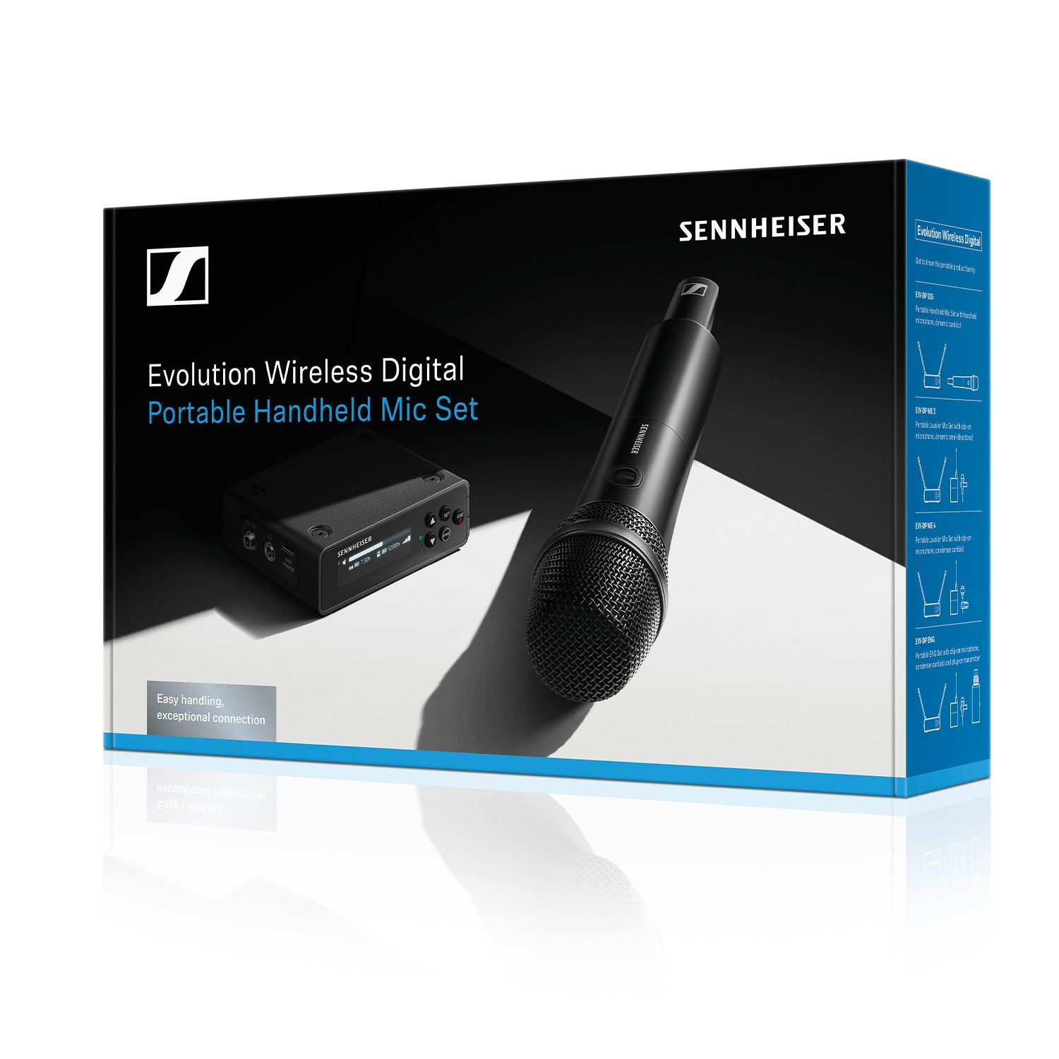 Sennheiser EW-DP 835 SET - Portable Digital Handheld Wireless System (Q1-6 Band / 470-526 MHz)