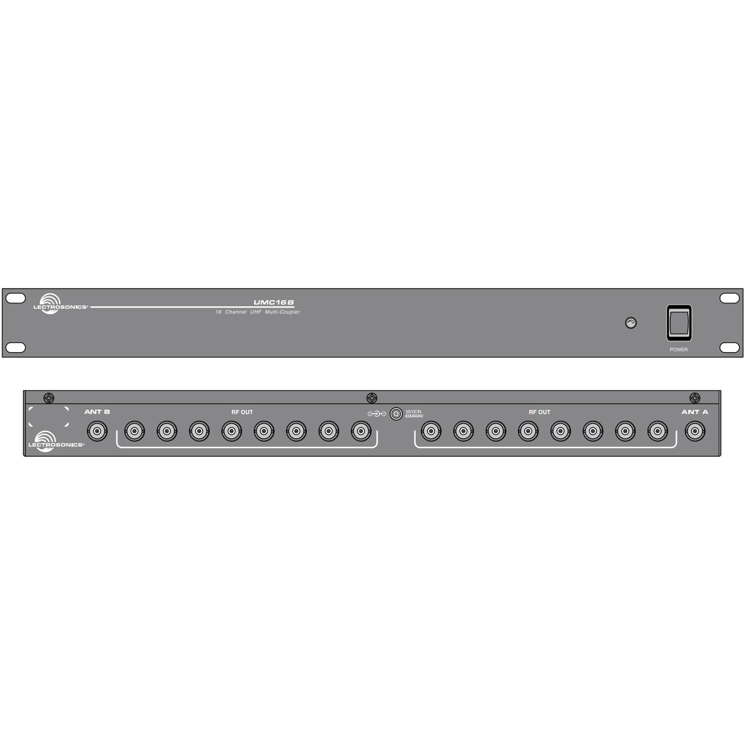 Lectrosonics UMC16B - UHF Antenna Multi-Coupler (Block A1B1 / 470-608 MHz)