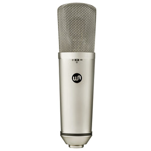 Warm Audio WA-87 R2B LDC Microphone - Nickel Color with Shock Mount, Hard Mount & Wood Box