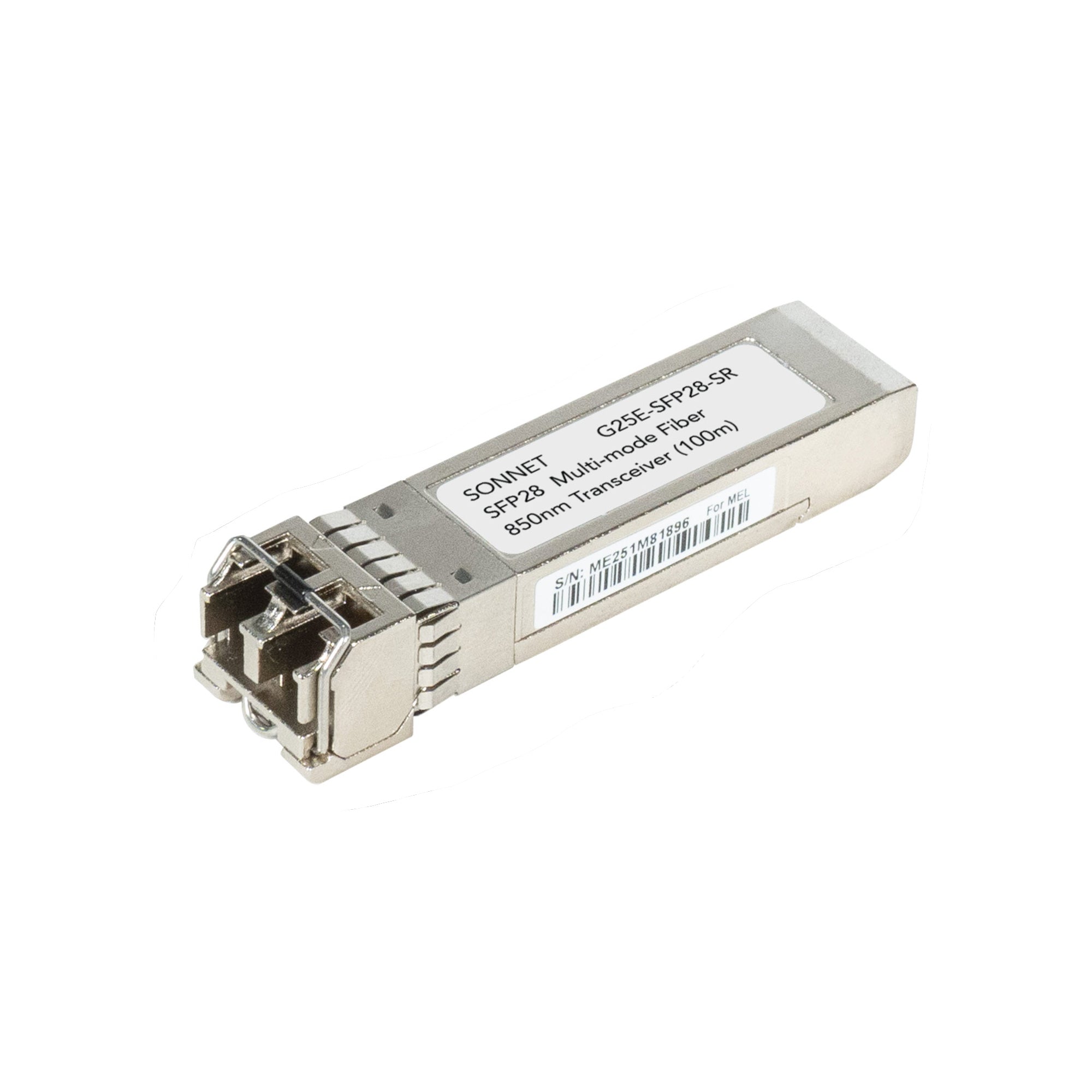 Sonnet G25E-SFP28-SR - Short Range SFP28 10/25 GbE SFP Transceiver
