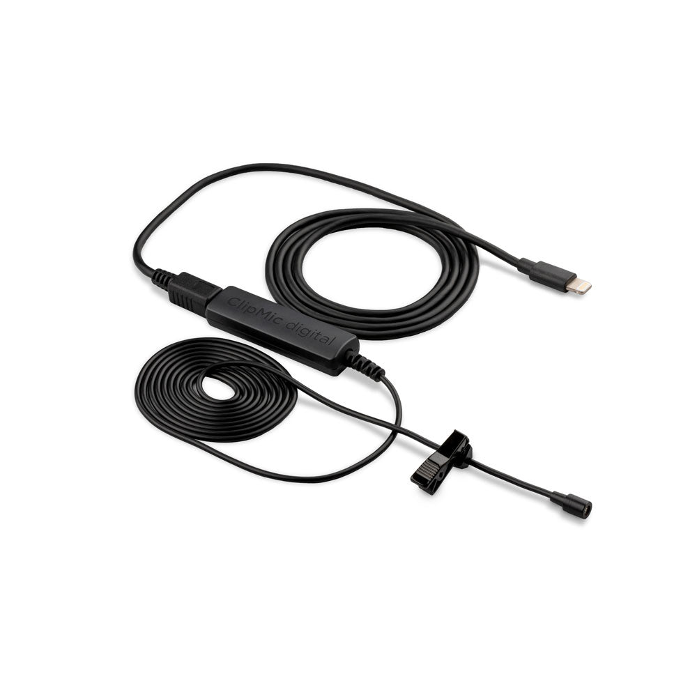 Apogee ClipMic Digital II - Digital Lavalier Microphone for Smartphones / Tablets / Computers