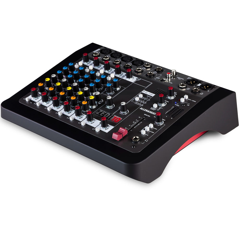 Allen and Heath ZEDi10 Hybrid Compact Mixer and 4x4 USB Interface