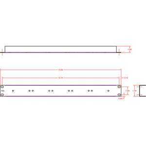 RDL TX-RA5 TX Series Racking System - 5 Modules 1RU