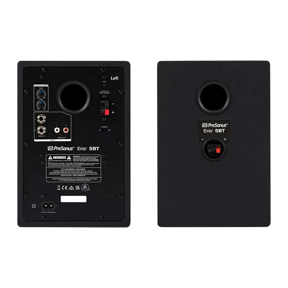 PreSonus Eris 5BT 2nd Gen - Compact 5-Inch 2-Way Media Reference Monitors with Bluetooth (Pair)