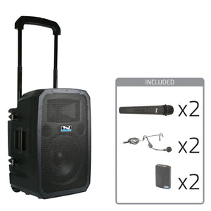 Anchor Audio Liberty 3 Link - Portable PA Package with 2x Wireless Handheld / 2x Headset Microphones