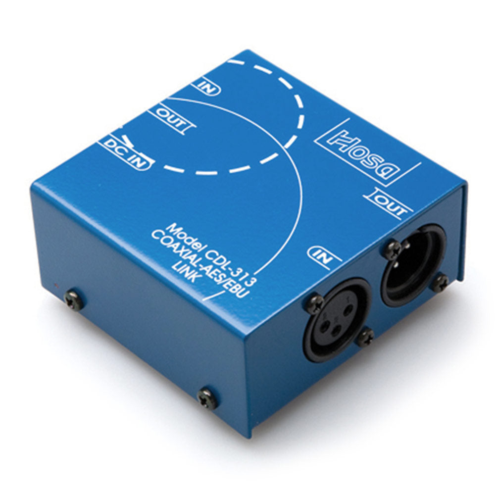Hosa CDL-313 Bi-Directional Coaxial S/PDIF to AES-EBU format Convertor