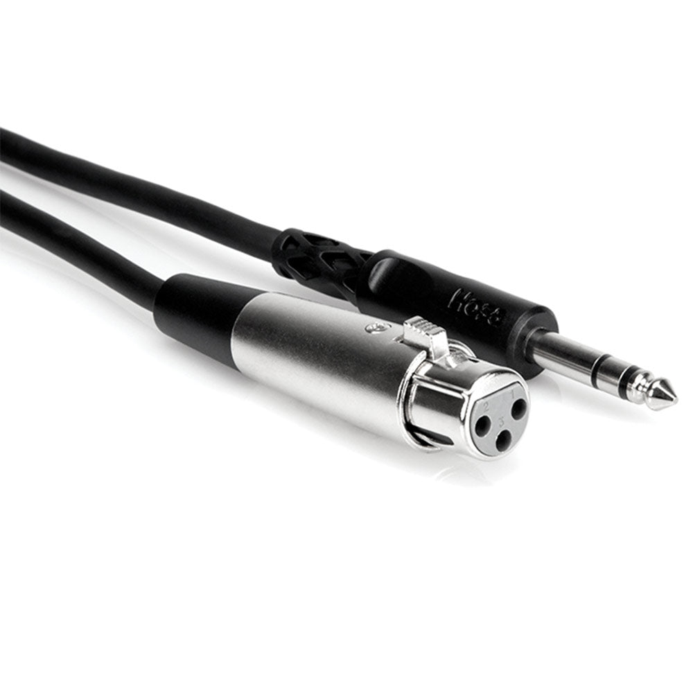Hosa STX-103F Female XLR to TRS Balanced 1/4" 3 feet cable