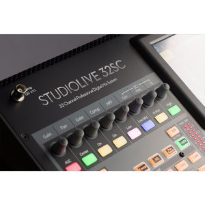 PreSonus StudioLive 32SC - Compact 32-channel/26-bus digital mixer with AVB networking and dual-core FLEX DSP Engine