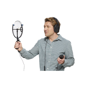 Klover SS1 Sound Shark - Miniature Parabolic Microphone (Silver)