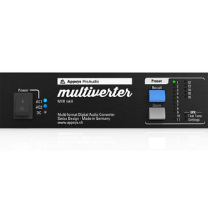 Appsys Pro Audio MVR-mkII Multiverter - 704x704-Channel Multi-Format Digital Audio Converter