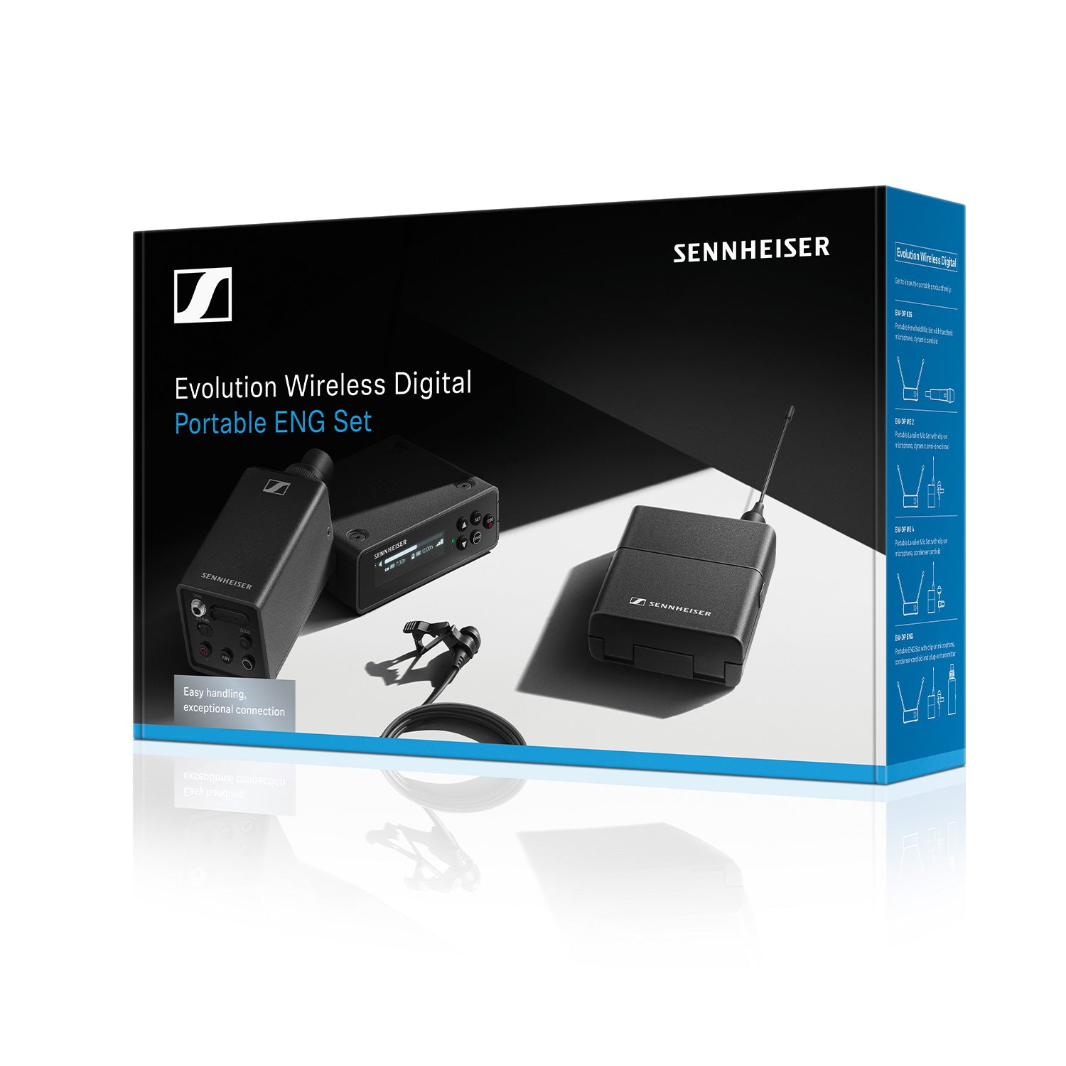 Sennheiser EW-DP ENG SET - Portable Digital Combo Wireless System (Q1-6 Band / 470-526 MHz)