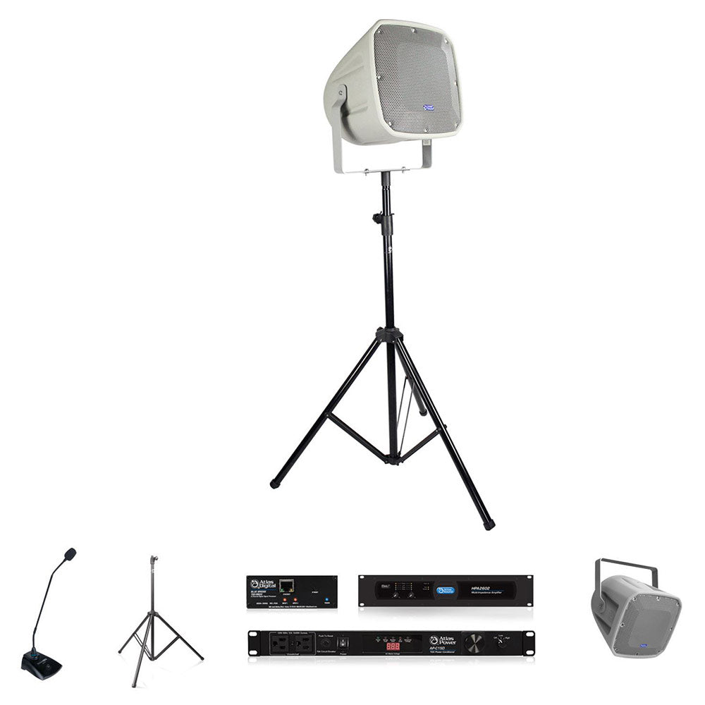 AtlasIED TAS-4 Temporary Audio System (up to 187,500 sq ft)