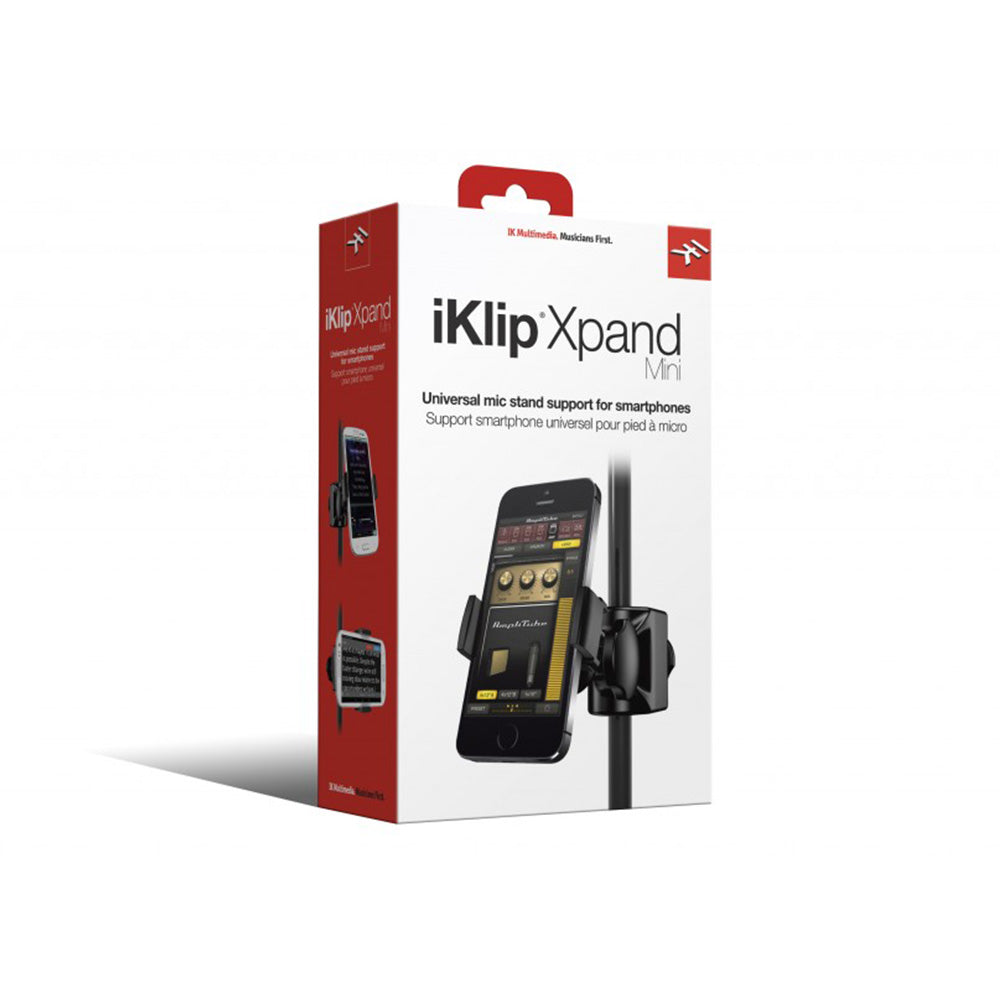 IK Multimedia iKlip Xpand Mini - Stand Mounted Universal Smartphone Holder