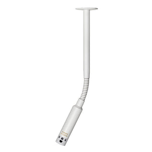 Audix M40W12 - Miniature High-Output Hypercardioid Ceiling Microphone with 6" Gooseneck, White