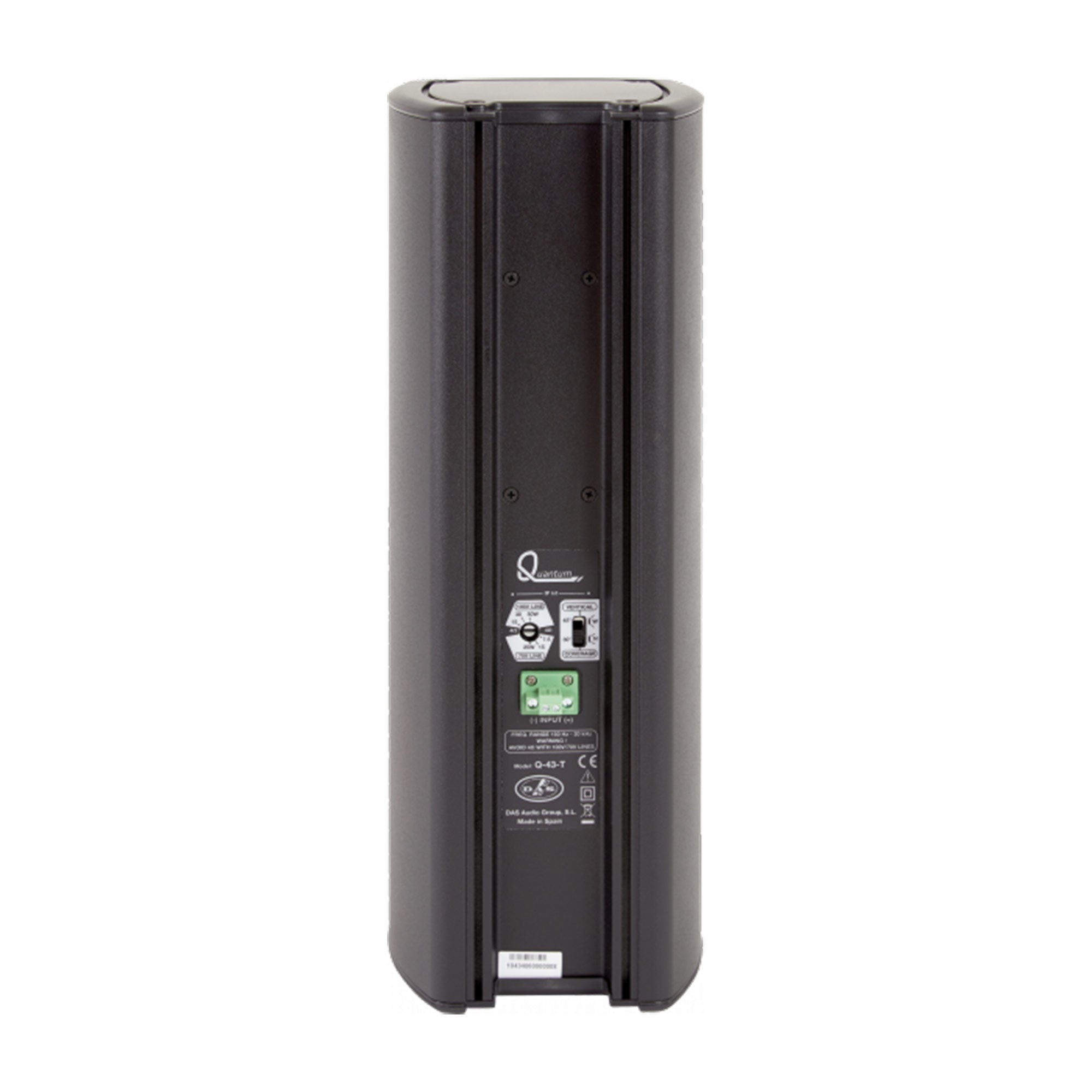 DAS Q-43-T - Quad 3-Inch Full-Range 70/100V Install Loudspeaker (Black)