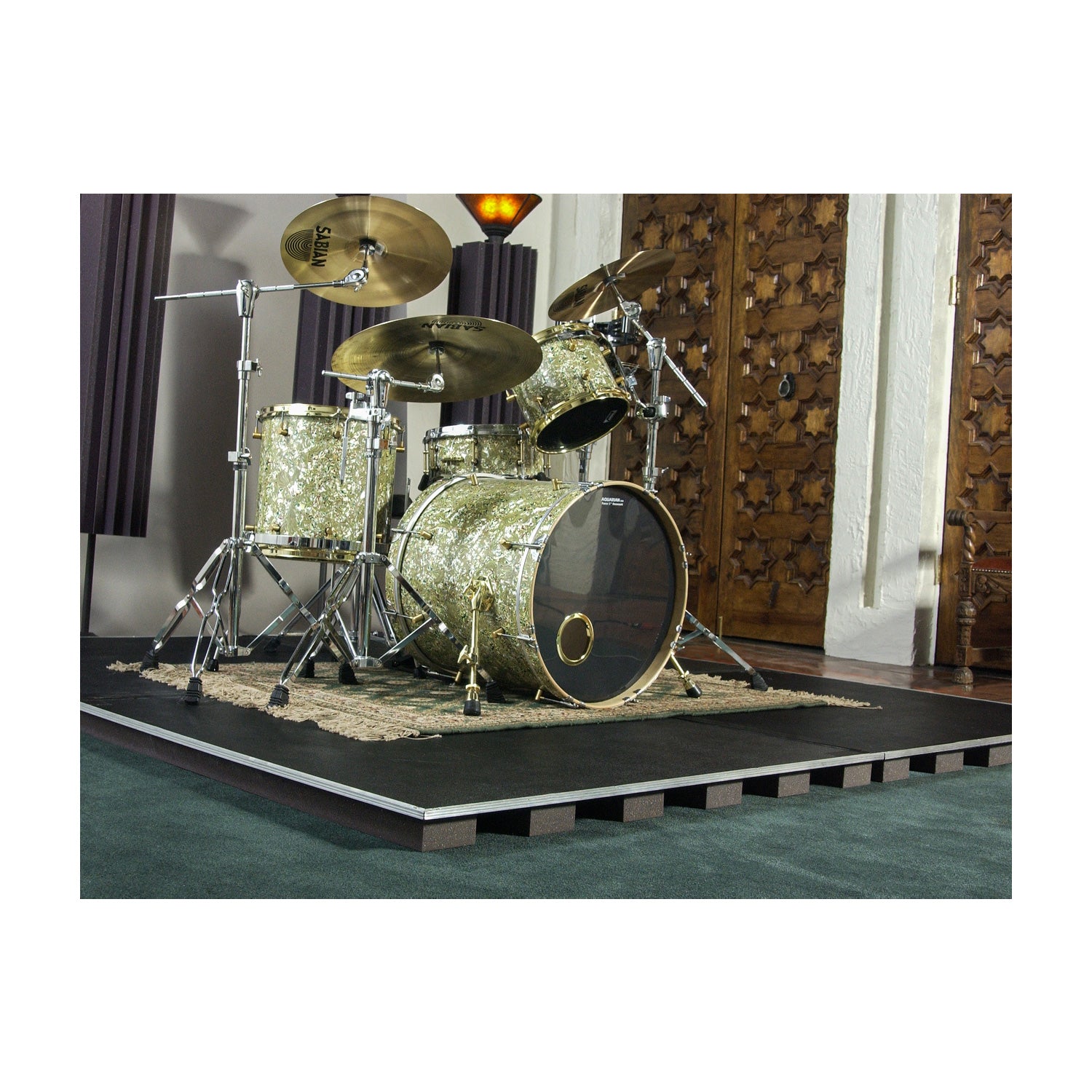 Auralex PlatFoam - Drum Riser Isolation 2x4x48 Inch Foam (Box of 24)