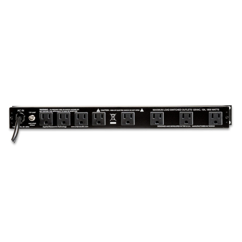 ART SP4X4 PRO USB - 8-Outlet LED-Metered Power Distribution System with USB Chargers