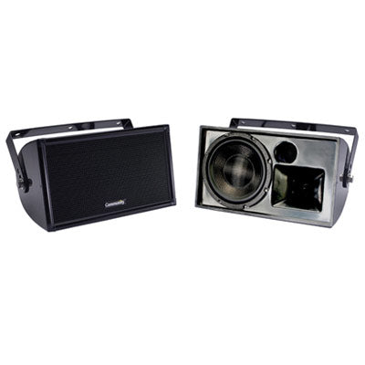 Community W2-218T Wet Series II Weather Resistant 8" 125 Watt 70/100V Full Range Loudspeaker - Black