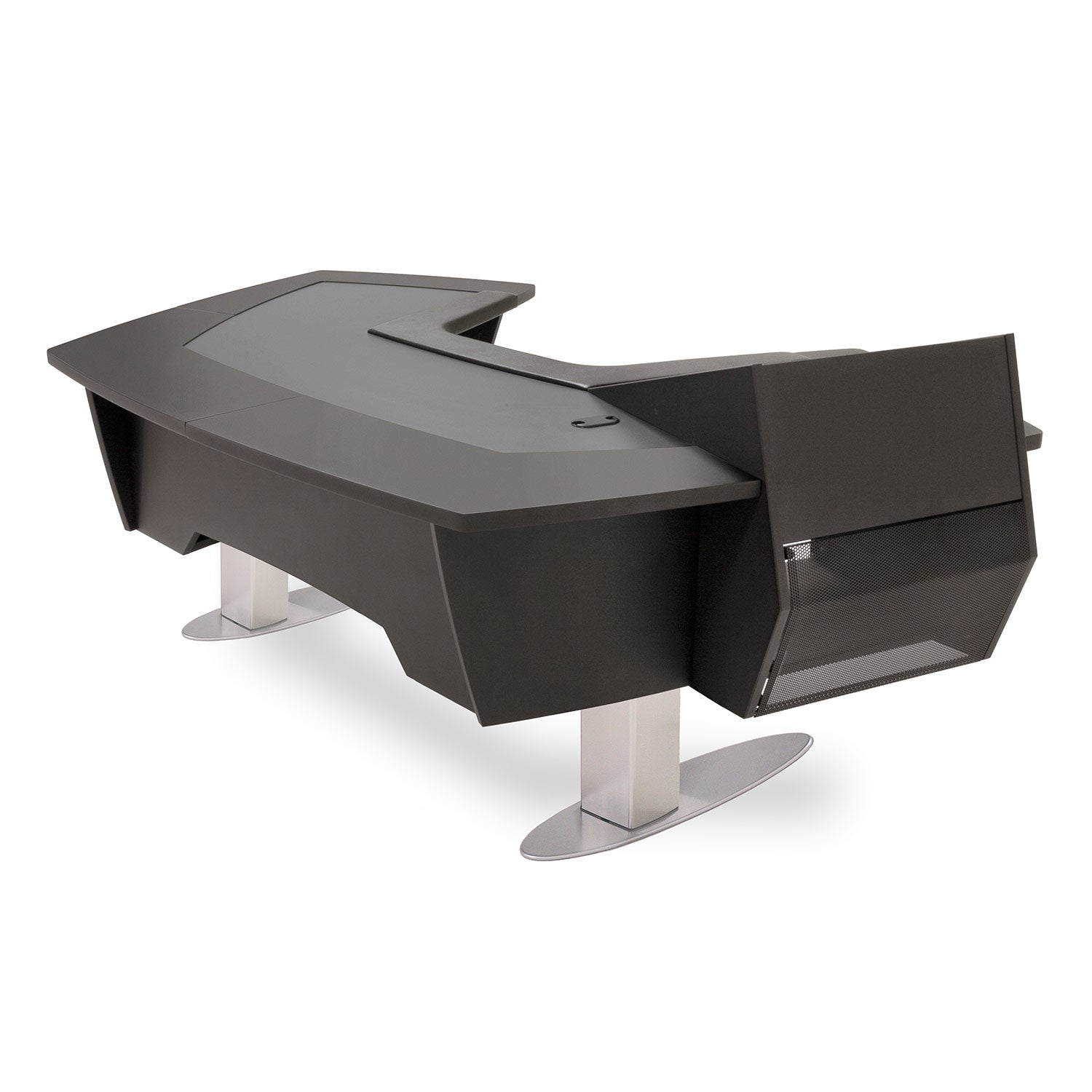 Argosy A260S-L-B-B Aura.260S Sit-Stand Workstation W/Upper Rack On Left